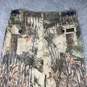 VTG Liberty Realtree Cargo Pants Men 33x30.5 Camo Forest Print Utility Hunting